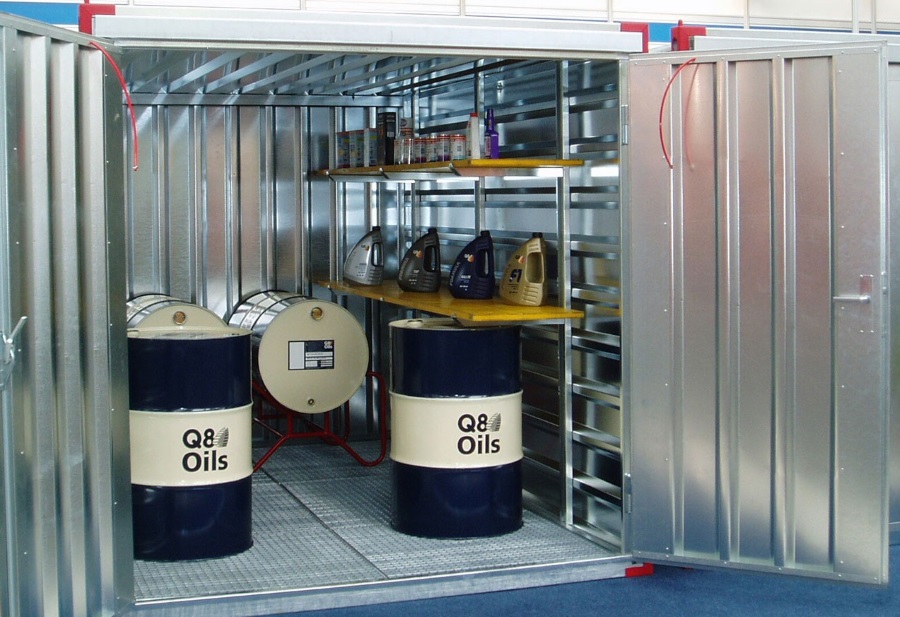 Kovobel konténer - Vegyi anyag, építőanyag tároló
